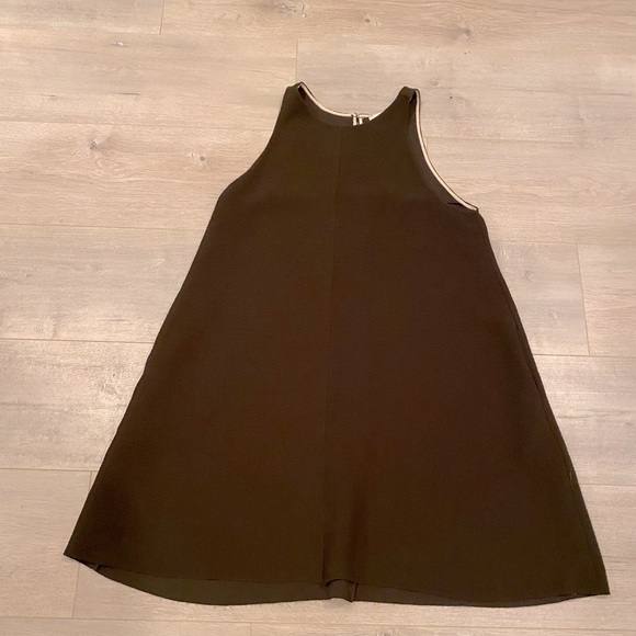 Le Fou by Wilfred A Line Olive Green Dress - Size XS - Picture 4 of 6